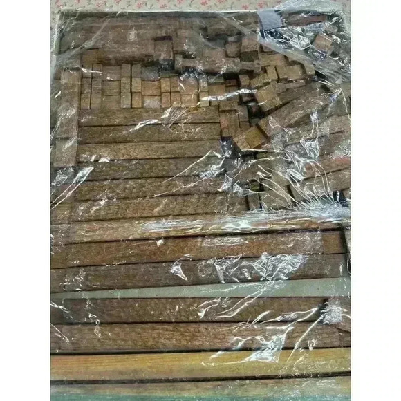 Vintage Halsam American Logs Large Set in Original Box See Photos - Picture 10 of 12